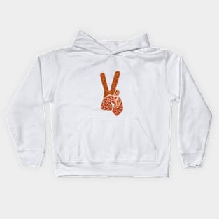 Peace Red Kids Hoodie